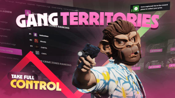 Gang turfs for crime tablet