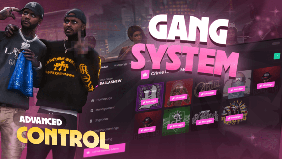 Gang system | Tablet Crime, gang management system, ranking crime zones