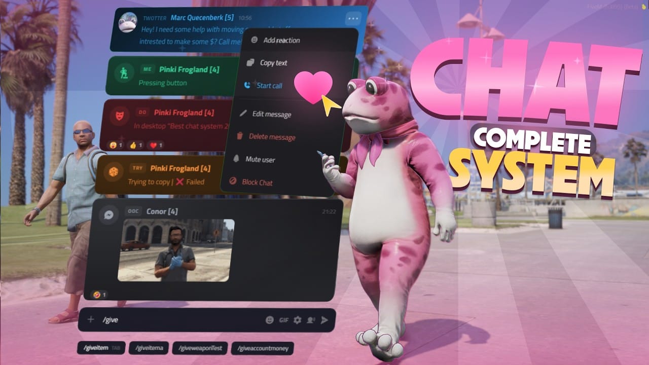 Advanced Chat: Video preview