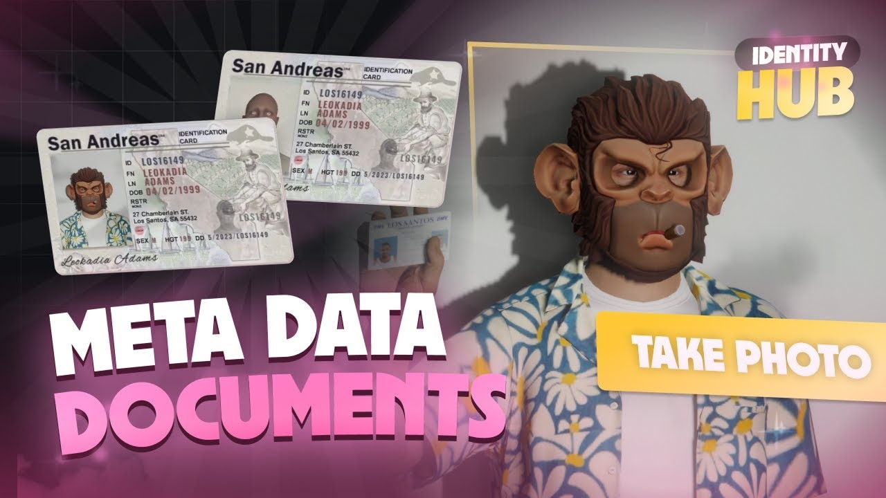 Metadata documents Id Card. firearms license, driving license: Video preview