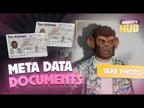 Metadata documents Id Card. firearms license, driving license: Video preview